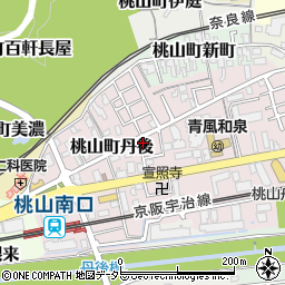 京都府京都市伏見区桃山町丹後33-205周辺の地図