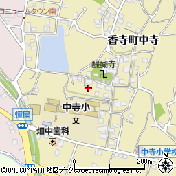 兵庫県姫路市香寺町中寺380周辺の地図