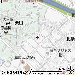 兵庫県加西市北条町横尾1273周辺の地図