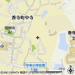 兵庫県姫路市香寺町中寺91周辺の地図