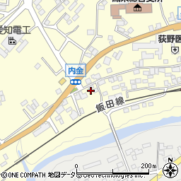 愛知県新城市長篠段子周辺の地図