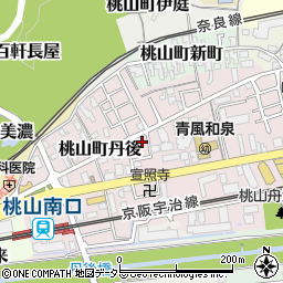 京都府京都市伏見区桃山町丹後33-208周辺の地図