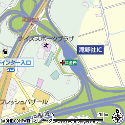 西日本高速道路株式会社関西支社滝野社料金所周辺の地図