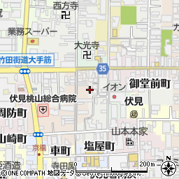 京町茶屋　伏見桃山店周辺の地図