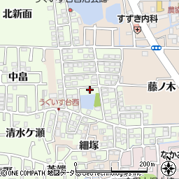 京都府長岡京市うぐいす台107周辺の地図