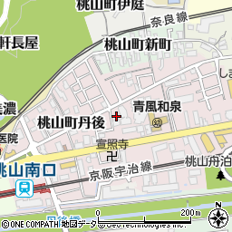 京都府京都市伏見区桃山町丹後33-104周辺の地図