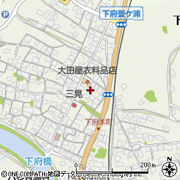 島根県浜田市下府町1641周辺の地図