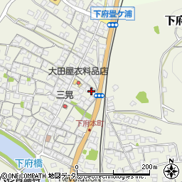 島根県浜田市下府町1668周辺の地図