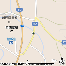 岡山県新見市哲西町矢田3645周辺の地図