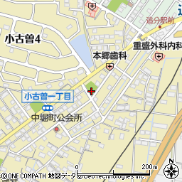 小古曽1号公園周辺の地図