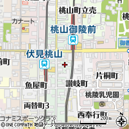 京進　スクール・ワン伏見教室−個別指導周辺の地図