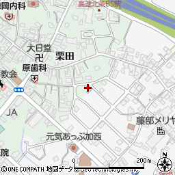 兵庫県加西市北条町栗田706周辺の地図