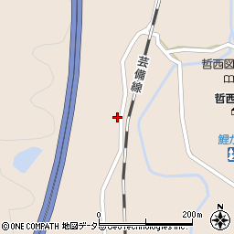 岡山県新見市哲西町矢田3321周辺の地図