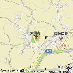 大岡寺周辺の地図