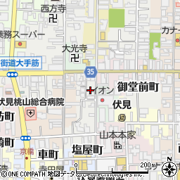 京都メガネ館本店周辺の地図