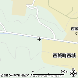 広島県庄原市西城町入江884周辺の地図
