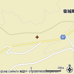 広島県庄原市東城町保田555周辺の地図