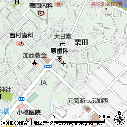 兵庫県加西市北条町栗田62-1周辺の地図