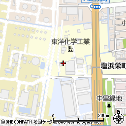 三重県四日市市塩浜栄町周辺の地図