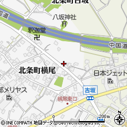 兵庫県加西市北条町横尾719周辺の地図
