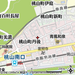 京都府京都市伏見区桃山町丹後33-180周辺の地図