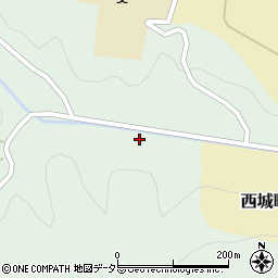 広島県庄原市西城町入江879周辺の地図
