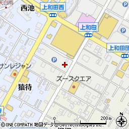 愛知県岡崎市上和田町南天白14周辺の地図