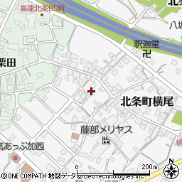 兵庫県加西市北条町横尾1202周辺の地図