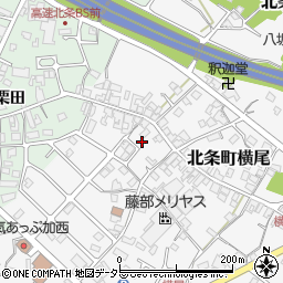 兵庫県加西市北条町横尾1202周辺の地図