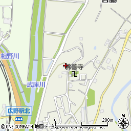 兵庫県三田市宮脇99周辺の地図