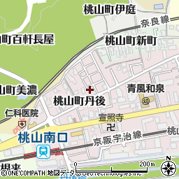 京都府京都市伏見区桃山町丹後33-61周辺の地図