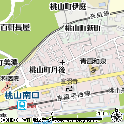 京都府京都市伏見区桃山町丹後33-186周辺の地図