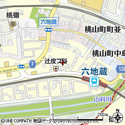 タマホーム株式会社桃山六地蔵展示場周辺の地図