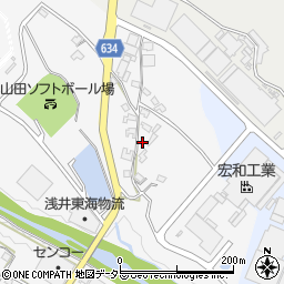 三重県四日市市鹿間町1129周辺の地図