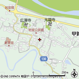 滋賀県甲賀市甲賀町岩室1361周辺の地図