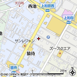愛知県岡崎市上和田町南天白22周辺の地図