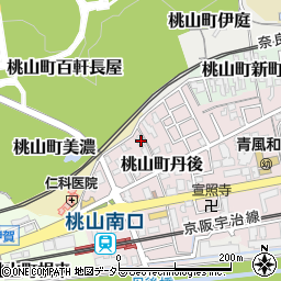 京都府京都市伏見区桃山町丹後29周辺の地図