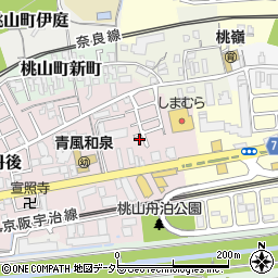 京都府京都市伏見区桃山町和泉5-44周辺の地図