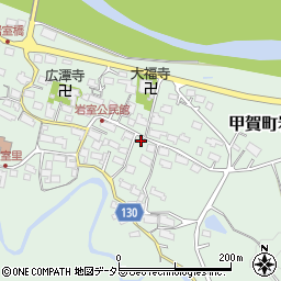 滋賀県甲賀市甲賀町岩室1165周辺の地図