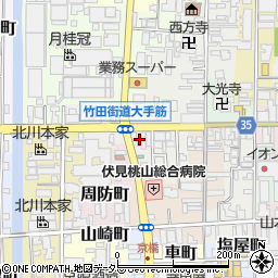 京都府京都市伏見区西大手町313-8周辺の地図