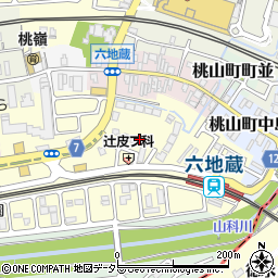 積水ハウス株式会社桃山店周辺の地図