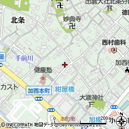 兵庫県加西市北条町北条1098-11周辺の地図
