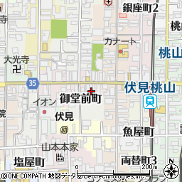 京都府京都市伏見区東大手町770周辺の地図