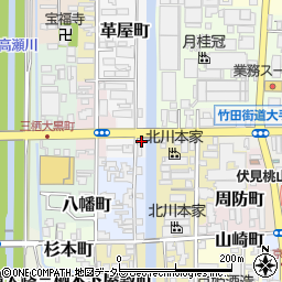 京都府京都市伏見区過書町500周辺の地図