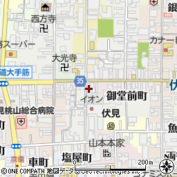 京都府京都市伏見区東大手町784-5周辺の地図