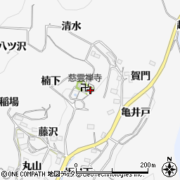 愛知県新城市須長楠下周辺の地図