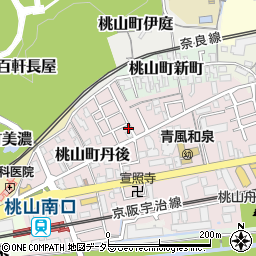 京都府京都市伏見区桃山町丹後33-50周辺の地図