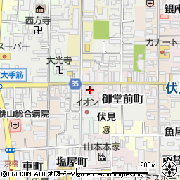 京都府京都市伏見区東大手町782周辺の地図