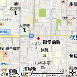 京都府京都市伏見区東大手町781周辺の地図