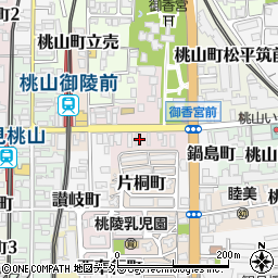 オックス・クリエーション桃山店周辺の地図